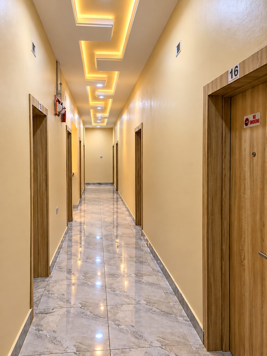 A welcoming pathway to comfort and relaxation